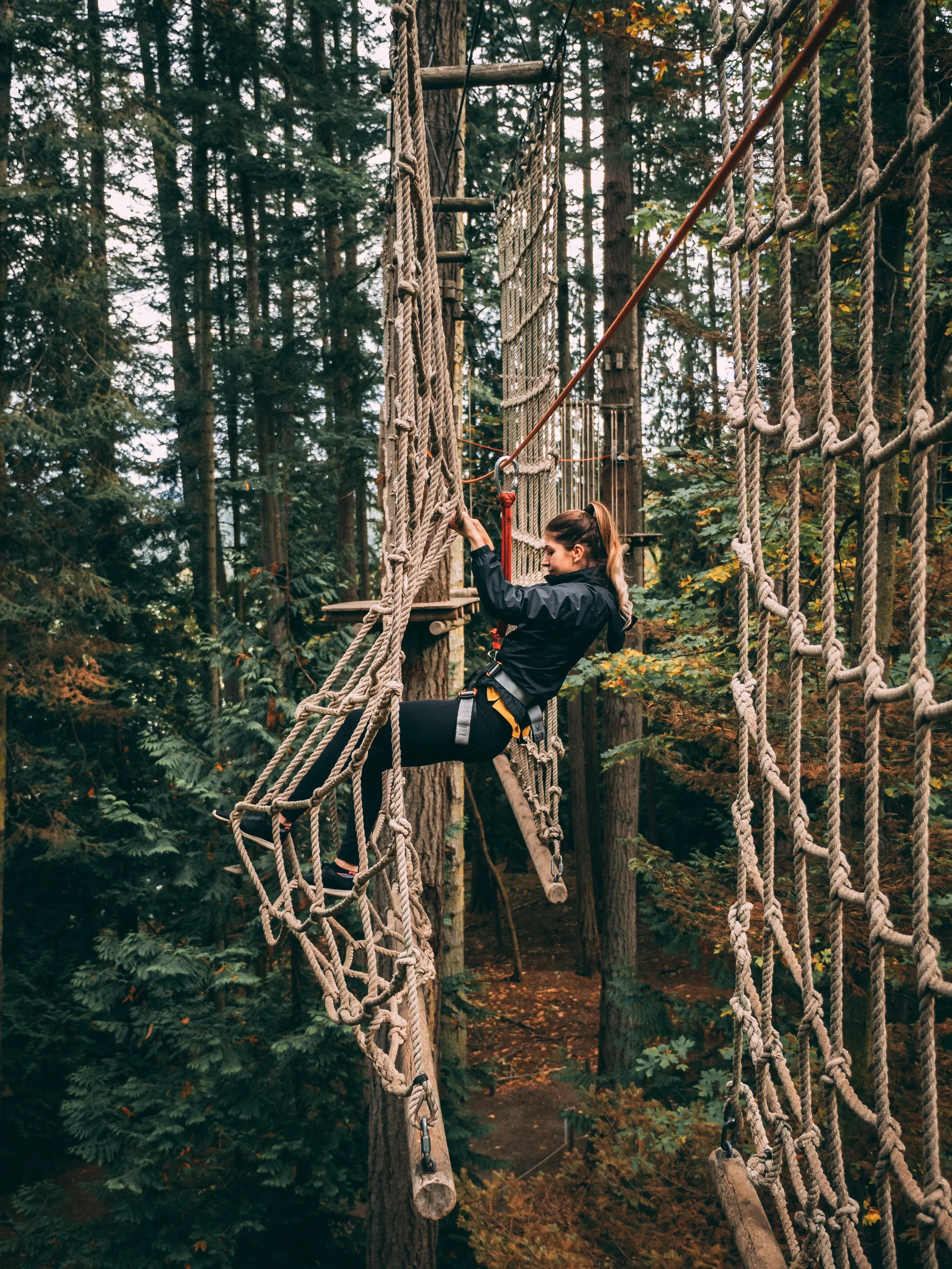 Victoria, BC Canada — Adventure Zipline Course — WildPlay